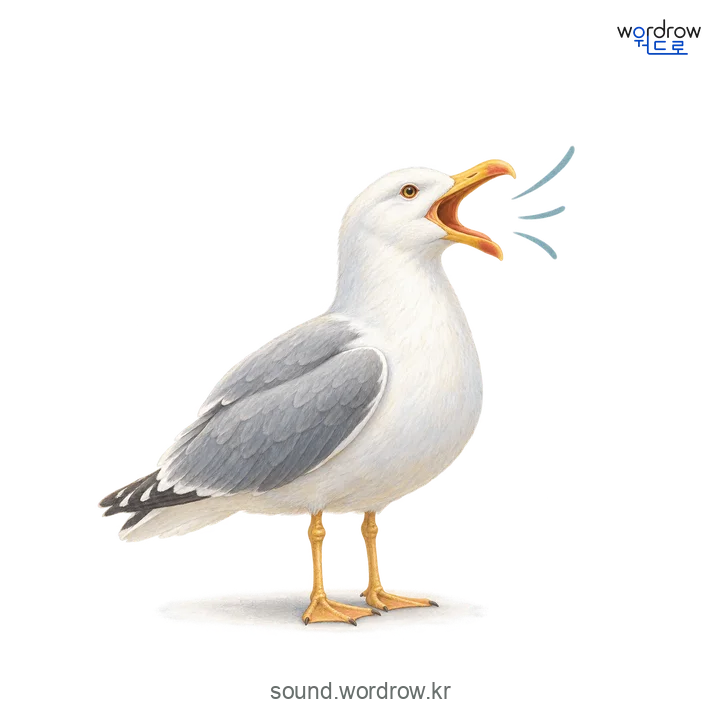 걀걀의 소리 발생 장면