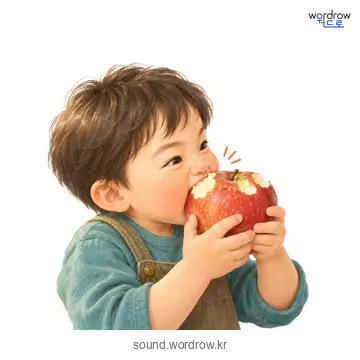 으썩으썩의 소리 발생 장면