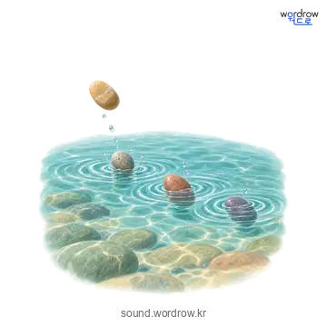 잠방잠방의 소리 발생 장면