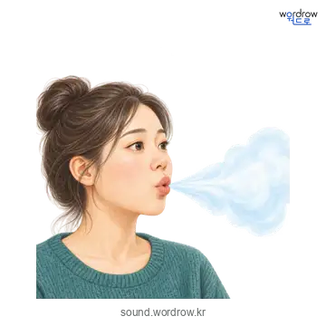 후의 소리 발생 장면