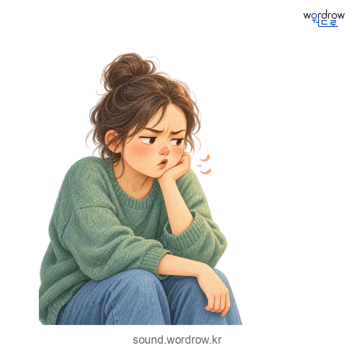 꿍얼꿍얼의 소리 발생 장면