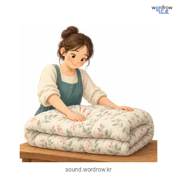 뚜덕뚜덕의 소리 발생 장면