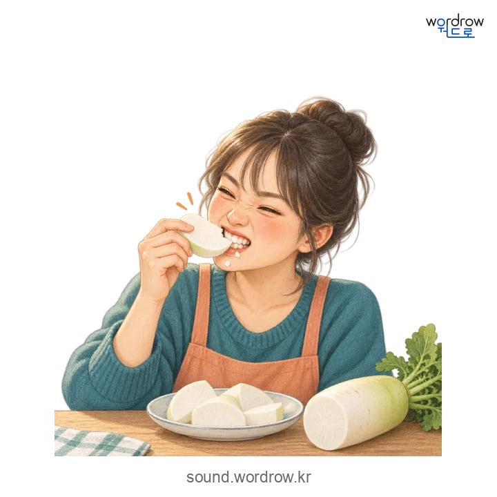 와작의 소리 발생 장면