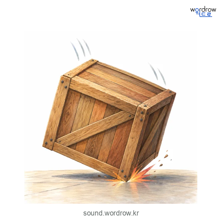 꽈당의 소리 발생 장면